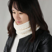 Winter Warm Brushed Knit Neck Warmer Circle