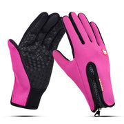 Touch Screen Windproof Outdoor Sport Gloves,Men Women Winter Fleece