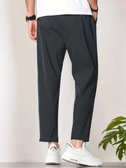 Autumn Leisure Slim-fitting Ankle Length Trousers