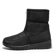 Middle-aged and elderly large size winter warm women snow boots