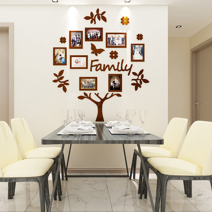 Creative Photo Frame Tree 3D Stereo Wall Sticker