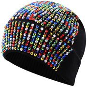 Autumn And Winter Punk Drill Warm And Versatile Acrylic Knitted Drill Cap For Men And Women