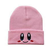 Men And Women Cute Smiling Face Eyes Hoshi Embroidered Knitted Hat