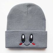 Men And Women Cute Smiling Face Eyes Hoshi Embroidered Knitted Hat