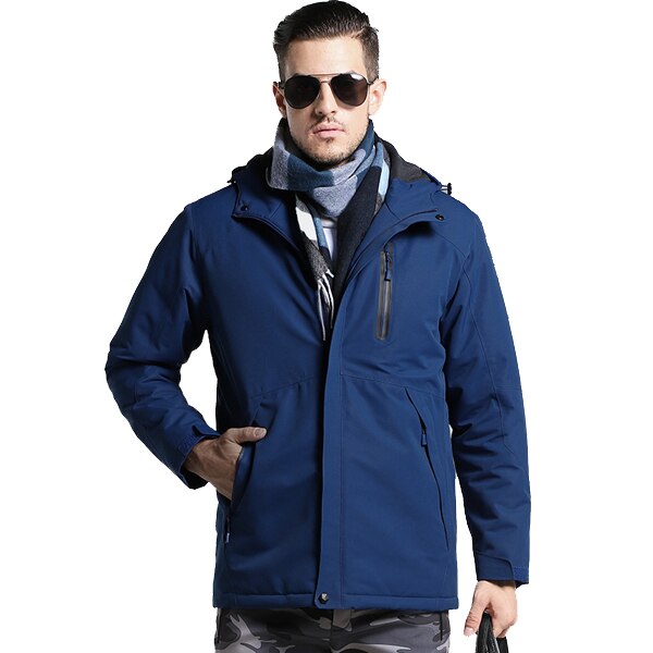 Winter USB Infrared Heating Cotton Men Jacket