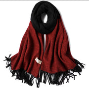 Autumn And Winter Herringbone Plaid Fashion Wool Scarf Long Thick Shawl Unisex