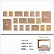 Wood Picture Frame For Household Wall Decoration