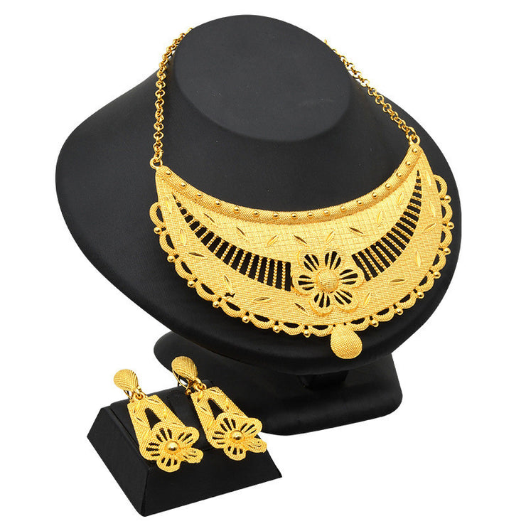 Necklace Earrings Women Wedding Jewelry Two Piece Set