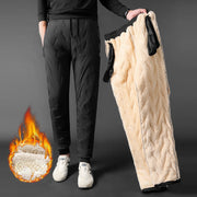 Winter Men Lambswool Sweatpants Casual Fleece Warml Thicken Joggers