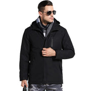 Winter USB Infrared Heating Cotton Men Jacket