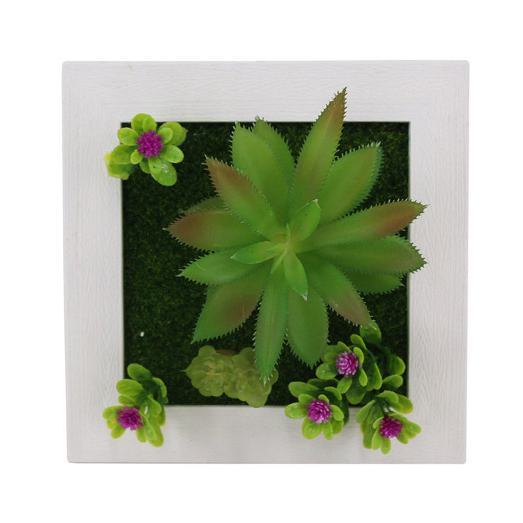 Wall-mounted Simulation Flower Frame Home Decoration Plant Wall