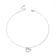 Fashion Jewelry Retro Titanium Steel Love Chain Necklace