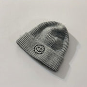 Embroidery Winter Kids Knitted Hats Children  Warm