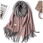 Autumn And Winter Herringbone Plaid Fashion Wool Scarf Long Thick Shawl Unisex