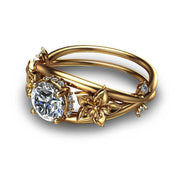 Hot Selling Jewelry Diamond Ring Creative Flower Jewelry Women