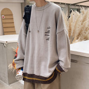 Sweater for men in autumn and winter, thickened round neck,