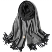 Autumn And Winter Herringbone Plaid Fashion Wool Scarf Long Thick Shawl Unisex