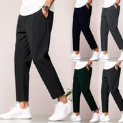 Autumn Leisure Slim-fitting Ankle Length Trousers