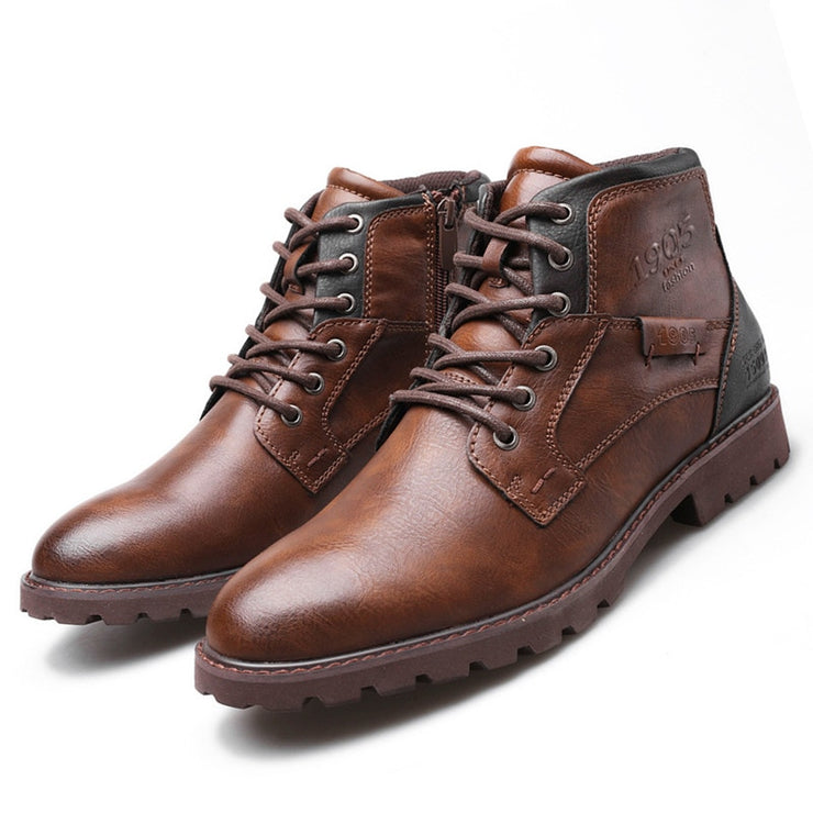 Men Shoes Autumn Winter Boots Retro Style