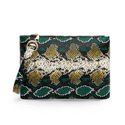 Snake shaped Pu hand bag for women