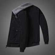 Thickened Cashmere Cotton Jacket For Men's New Winter Casual Corduro