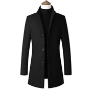 New Brand Autumn Winter 30% Wool Men Thick Coats