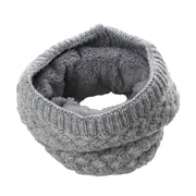 Winter Warm Brushed Knit Neck Warmer Circle