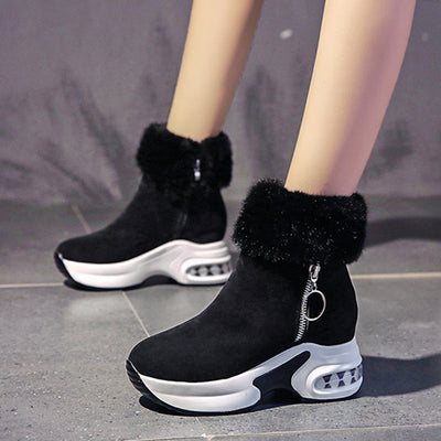 Women Ankle Boot Warm Plush Winter Shoes