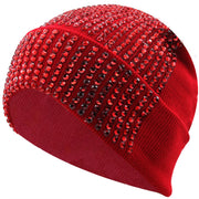 Autumn And Winter Punk Drill Warm And Versatile Acrylic Knitted Drill Cap For Men And Women