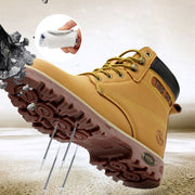 Winter Outdoors Men Work Safety Shoes Anti-piercing Protection Footwear