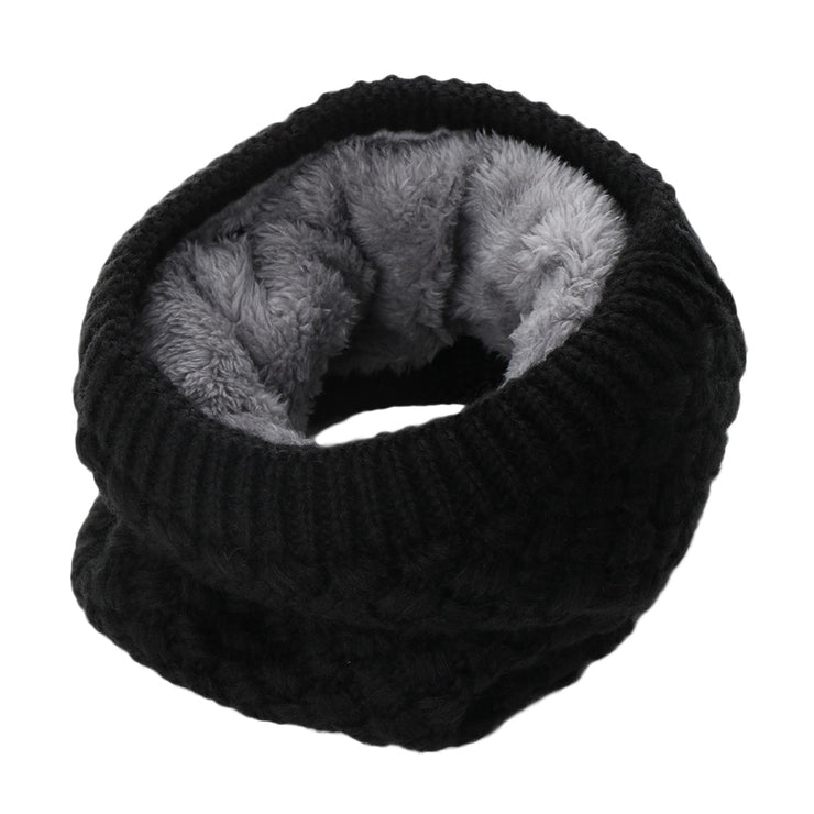 Winter Warm Brushed Knit Neck Warmer Circle