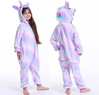 Unicorn Pajamas Boy Romper Girl's One-Piece  Pajamas  Cartoon Animal