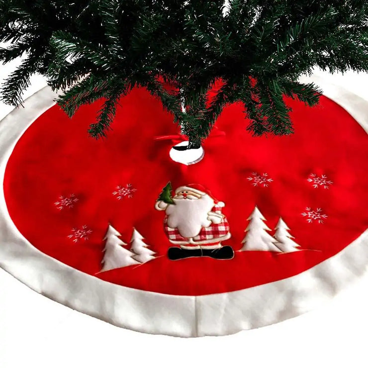 Fur Christmas Tree Skirt