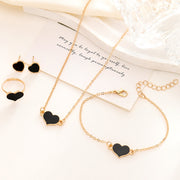 Simple Love Jewelry Women's Fashion Necklace Suit