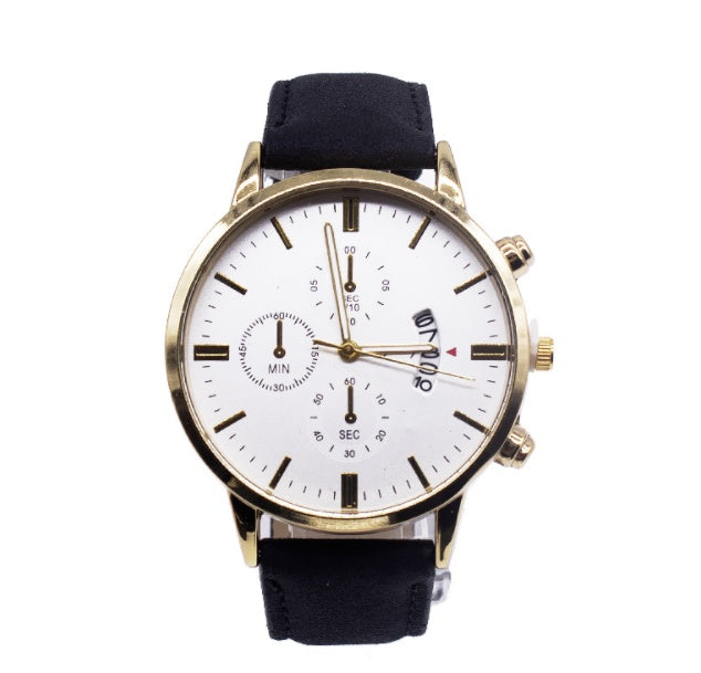 Men's Watch Set Quartz Fashion Cross-border Men's Watch Foreign Trade Calendar New Business Wrist Watch Men