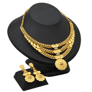 Necklace Earrings Women Wedding Jewelry Two Piece Set