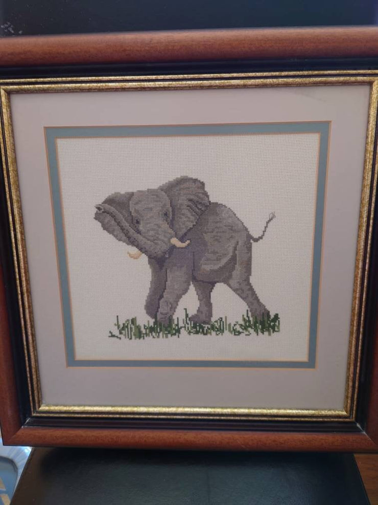 Cross Stitch Framed Picture